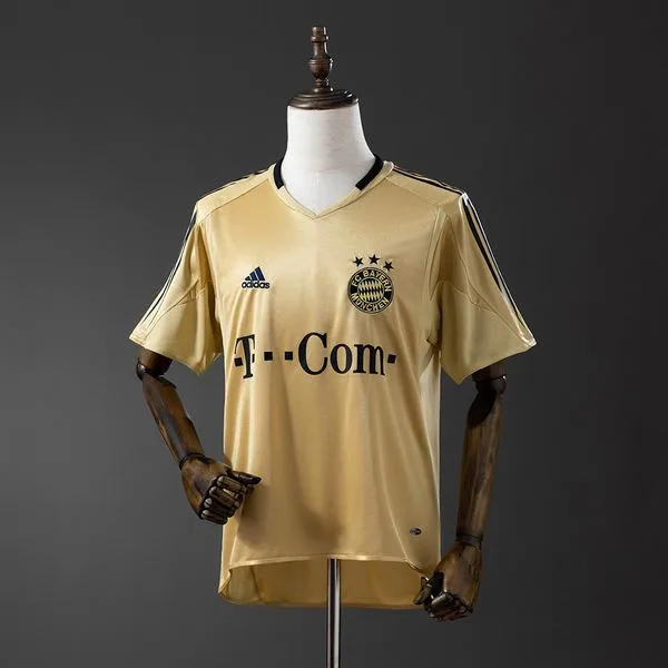Camiseta de fútbol Bayern Munich 2004/05 VISITANTE MANGA CORTA VERSION FAN